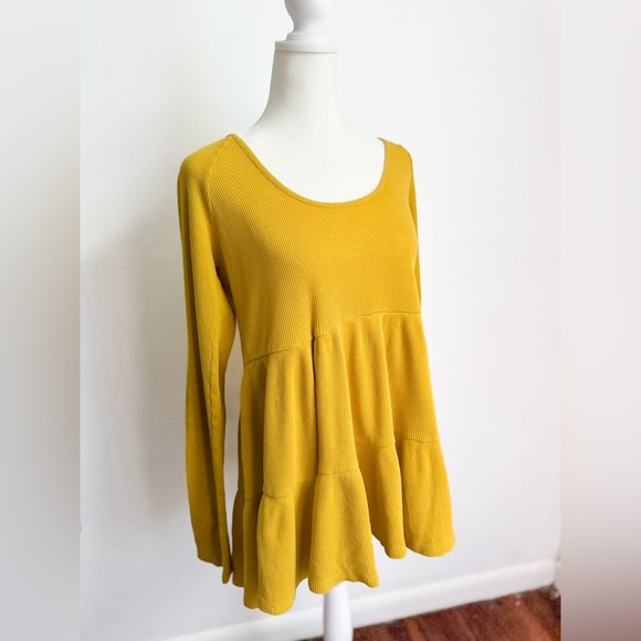 Anthropologie Waffle Knit Top - Picture 2 of 6